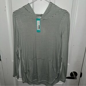 Striped Gray Women's Top